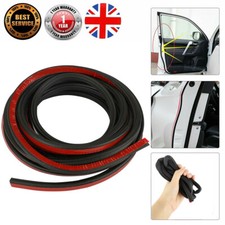 16FT/5M L-Shape Car Door Rubber Seal Strip Hood Trim Edge Moulding Weatherstrip