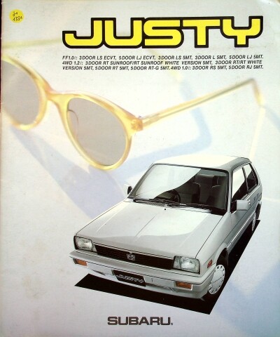 286914 subaru justy - japan,