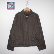 Polo Ralph Lauren Harrington Cotton Chore Jacket Mens XL Ash Brown Vintage Fade