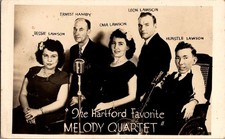 RPPC Wheel Chair Singer Hartford Favorite Melody Quartet Ernest Hamby Oma Lawson