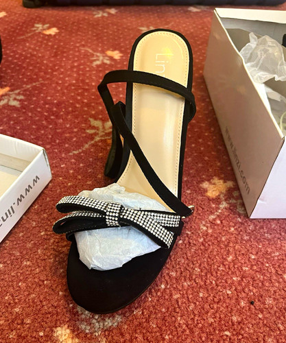 Linzi glorious black suede - glorious,