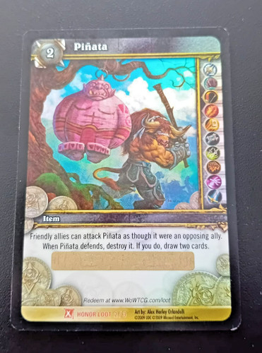 Wow loot card - piñata, toy