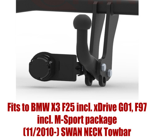 Swan neck tow bar - neck,