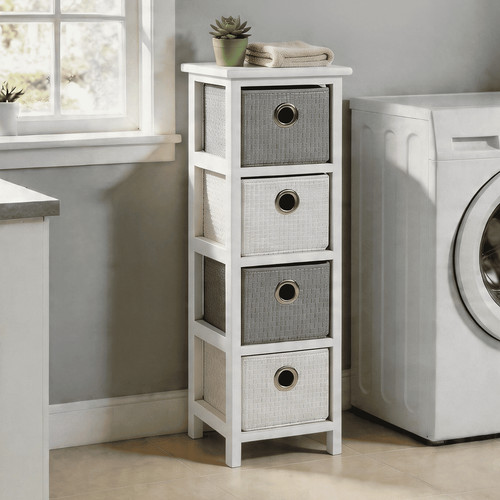 Drawer chest wooden storage - wooden,