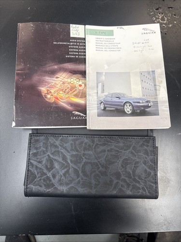 Jaguar type owners manual - x,