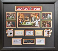 DAVID JASON NICHOLAS LYNDHURST LENNARD PEARCE  OFAH POKER  SIGNED MONTAGE AFTAL