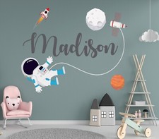 Custom Name Astronaut Wall