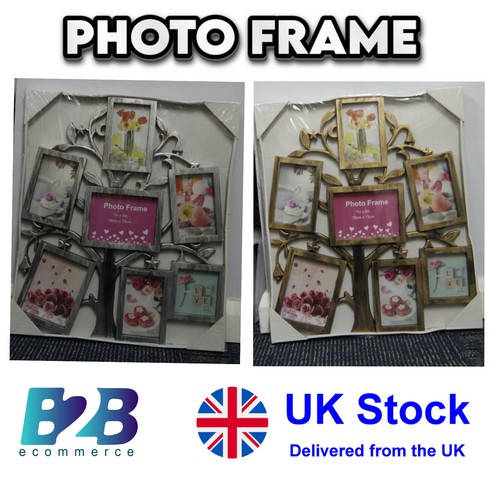 Family tree photo frame bronze - photo,