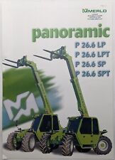 Original Merlo Panoramic Telehandler P26.6 LP, LPT, SP & SPT Brochure
