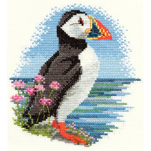 Birds puffin counted cross - birds,