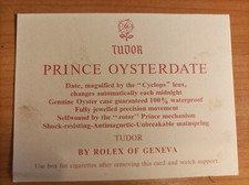 Rolex tudor prince oysterdate - prince,