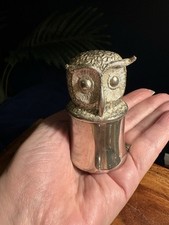Vintage Silver Plated Owl