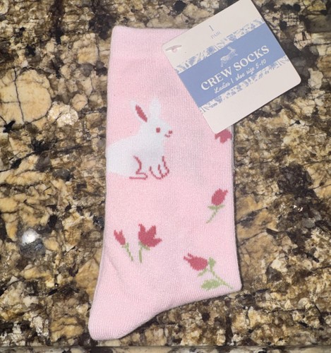 Easter rabbit pink floral - ,