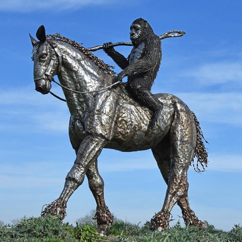 Stunning recycled metal - metal, ape