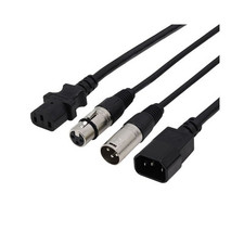 LEDJ Combi IEC & XLR 3-Pin