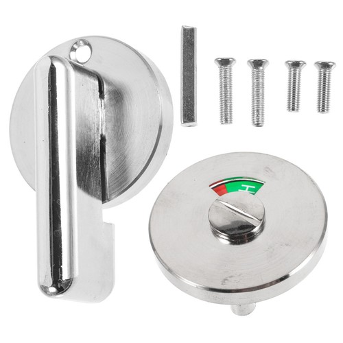 Bathroom toilet door deadbolt - door,