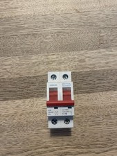 BRITISH GENERAL CUSW100 AC22A 100A DP MAIN SWITCH 100 AMP ISOLATOR DISCONNECTOR