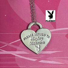 Playboy #1 Playmate Please Return To Mansion Heart Necklace RRP £299 Jewellery