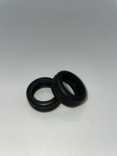 Greenhills Scalextric Range Rover Black Tyre Pair W9472 - New - G123