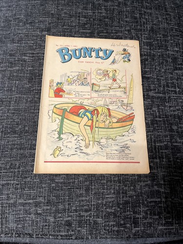 Bunty comic april 1962 - comic,