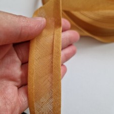 Gold Cotton Bias Binding 25 mm