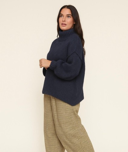 Women chunky knit sweater - chunky,
