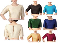 Women's Blouse Designer Beautiful Lehenga Crop Top Party Wear Choli Saree Blouse