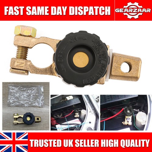 Car battery cut off - cut-off, switch