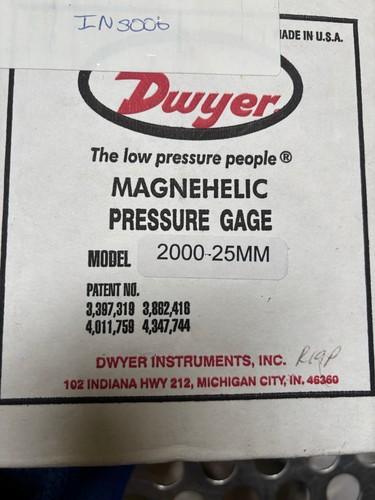 Dwyer magnehelic differential - magnehelic,