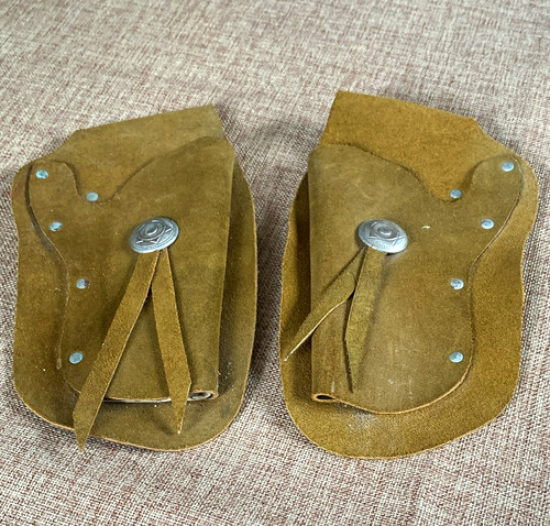 Brown leather western - 2x,