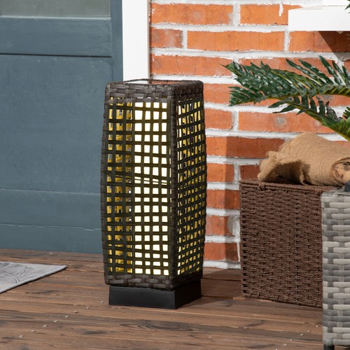 Outsunny rattan solar - outsunny,