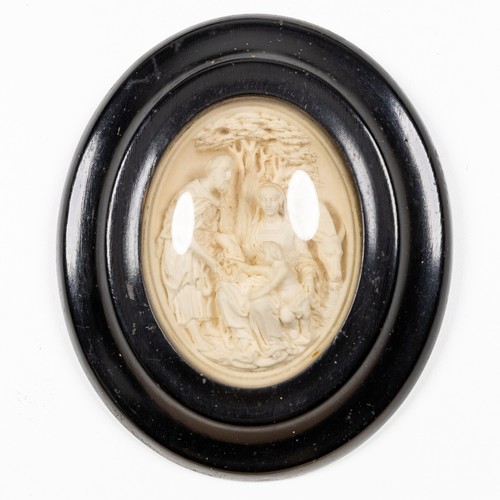 Antique meerschaum bas relief - meerschaum,