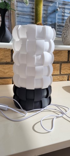 Modern printed led table - 3d,