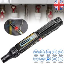 Natural Gas Leak Detector Combustible Gas Detector w Audible & Visual Alarm New