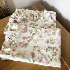 Pair Of Country Diary Belledorm Floral Frilled Pillowcases