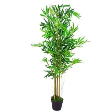 Artificial Bamboo Plants Trees 120cm Natural 4ft Real Bamboo Canes
