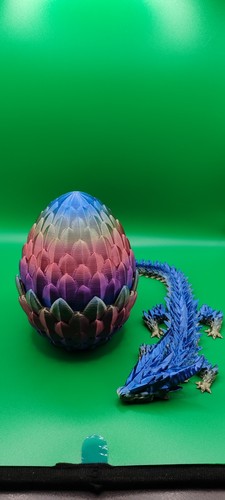 Printed dragon egg and - egg,