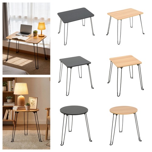 Folding wooden table side - folding,