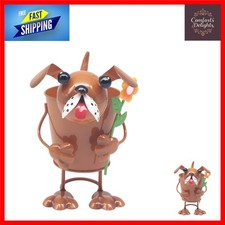 Charming Dog Planter Figurine