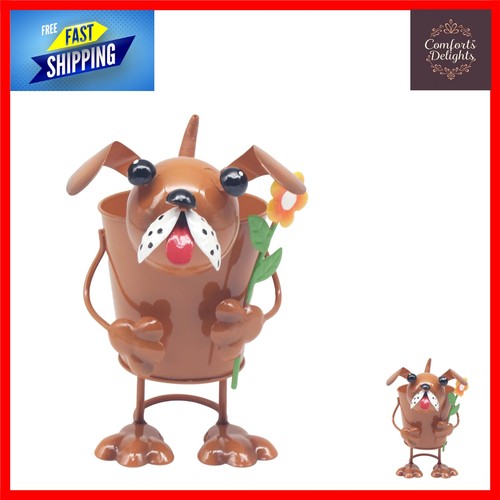Charming dog planter figurine - charming,