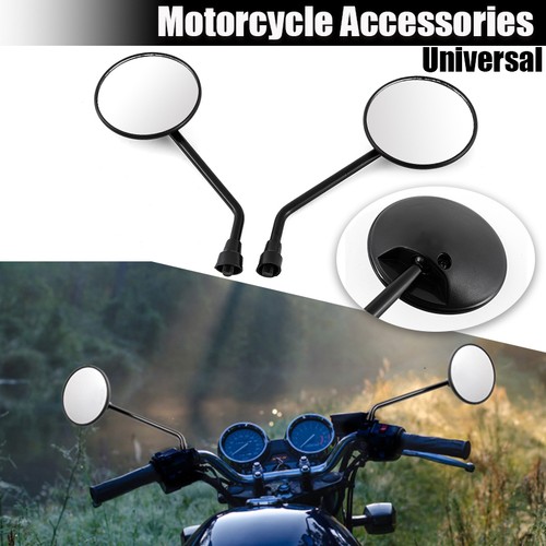 Pair black round universal - black,