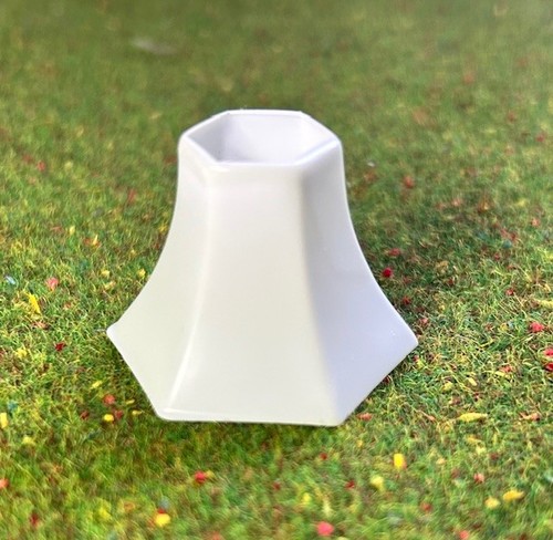 White lamp shade dolls - lamp, shade,