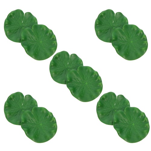 10pcs lily pads plastic pond - 10pcs,