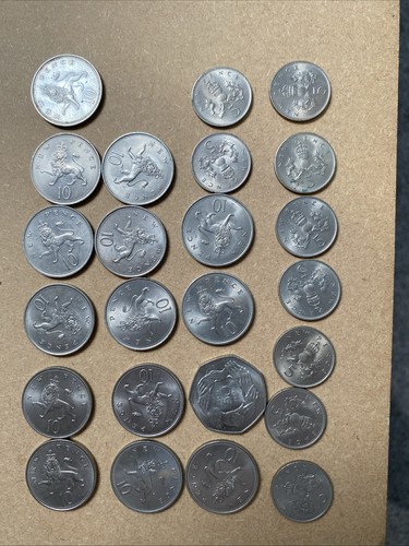 Collection old 10ps and - collection, of