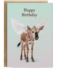  Birthday Card Wildebeest with