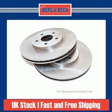 2x Brake Discs Vented For
