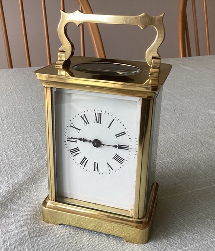 Brass carriage clock - brass, :