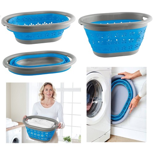 Collapsible laundry basket - collapsible,