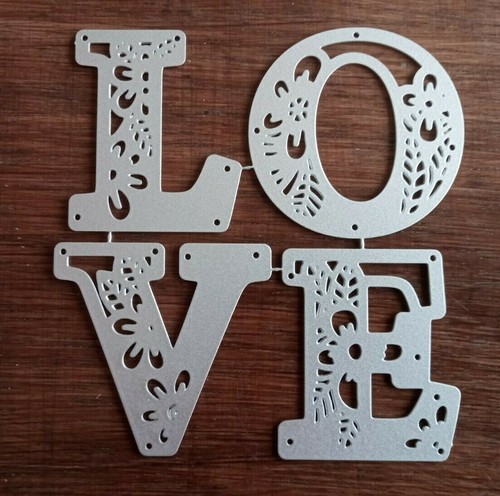 Love cutting die - love,
