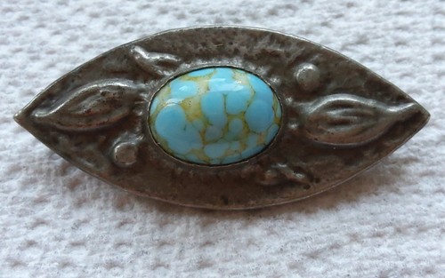 Ruskin pottery cabochon - pottery,